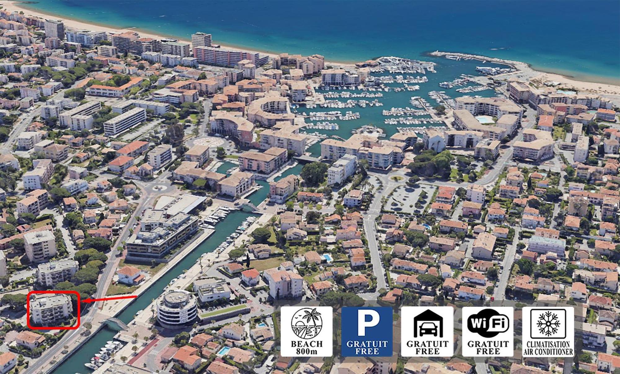 Chic Appart Du Port Fréjus المظهر الخارجي الصورة